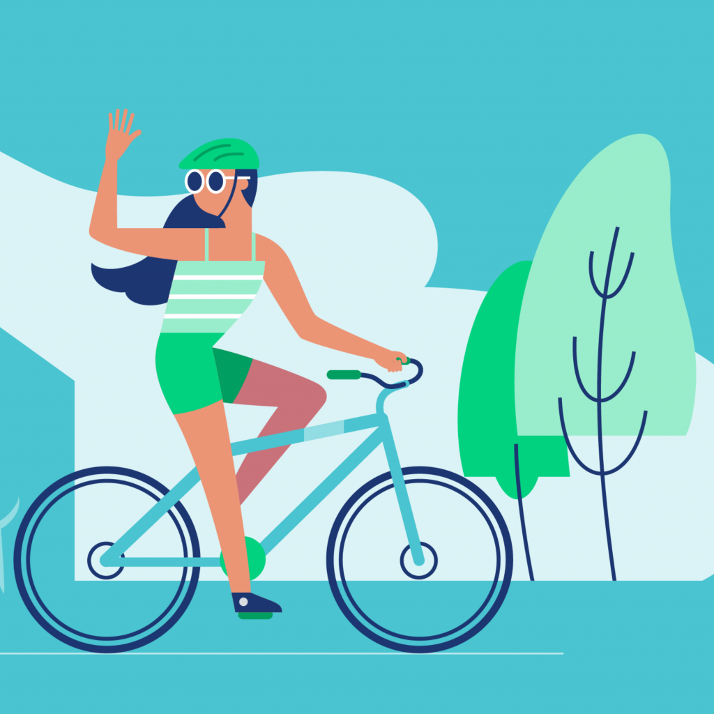use a bike